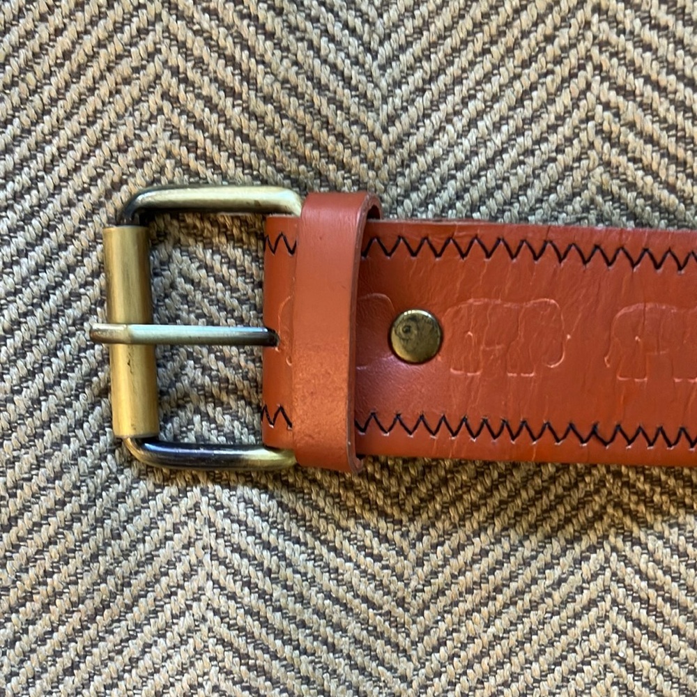 Roller Rabbit Women’s Burnt Siena Leather Belt